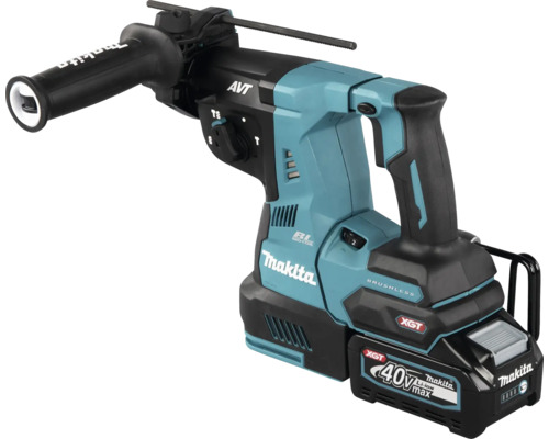 Akku-Kombihammer Makita XGT® HR003GM201 40V inkl. 2 x Akku 4,0Ah, Ladegerät und MAKPAC Gr. 4