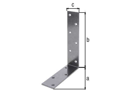 Balkenwinkel Duravis 160x250x50 mm schwarzdiamant 1 Stück