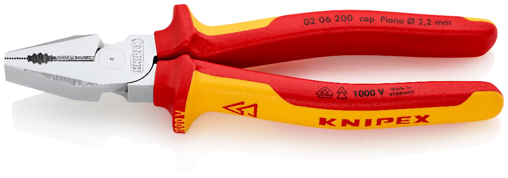 Knipex Kombizange 200 mm, verchromt