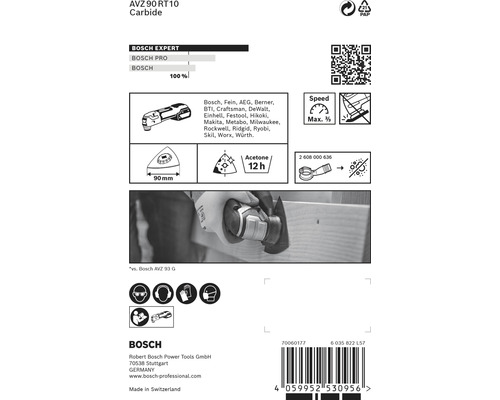 Bosch Starlock Schleifplatte Multi Material AVZ90RT10