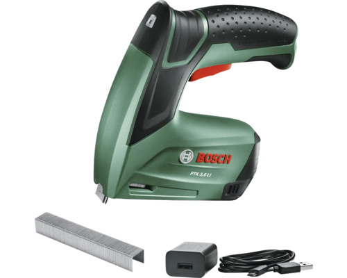 Akku-Tacker Bosch PTK 3,6 Li inkl. Ladegerät und Klammern