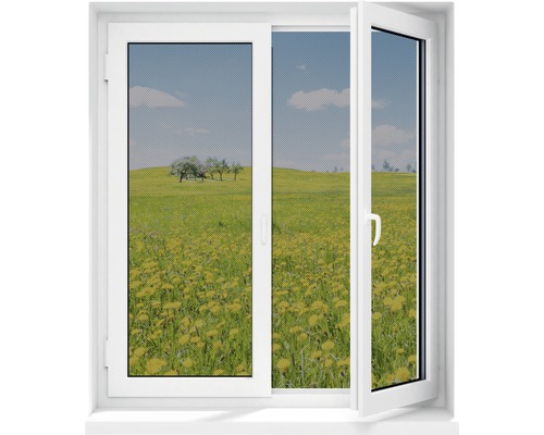 EASYmaxx Fenster-Fliegengitter Magic Klick Insektenschutz Magnetfenster ohne Bohren
            schwarz 150x130 cm