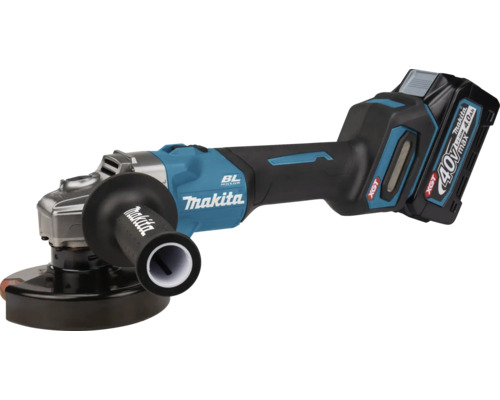 Akku-Winkelschleifer Makita XGT® GA008GM201 40V, inkl. 2 x Akku 4,0 Ah, Ladegerät und MAKPAC Gr. 4