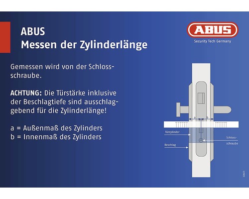Blindzylinder Abus TITALIUM™ 75 mm