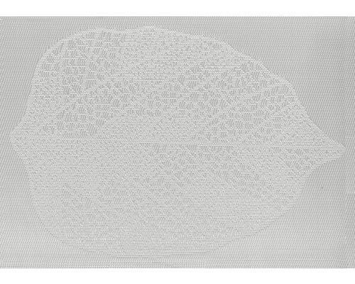 Tischset Woven Feather silber 30 x 45 cm