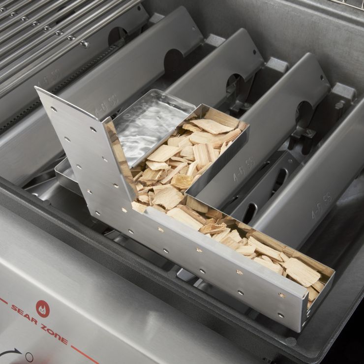 Weber Räucherkorb aus Edelstahl für Gasgrills