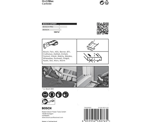 Bosch Starlock Tauchsägeblatt Multi Material EXPERT