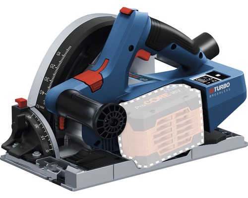 Akku-Tauchsäge Bosch Professional Connectivity BITURBO GKT 18V-52 GC, ohne Akku und
            Ladegerät inkl. L-BOXX