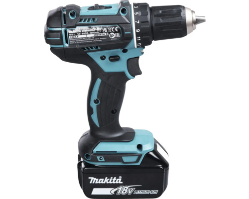 Akku-Bohrschrauber Makita 18V DDF482RFJ inkl. 2 x Akku 3,0 Ah, Ladegerät und MAKPAC Systemkoffer