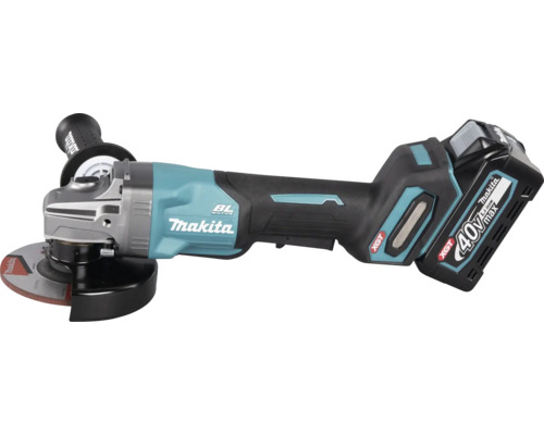 Akku-Winkelschleifer Makita XGT® GA016GM201 40V, inkl. 2 x Akku 4,0 Ah, Ladegerät und MAKPAC Gr. 4