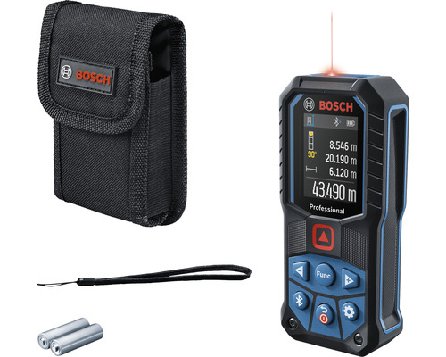 Laser-Entfernungsmesser Bosch Professional GLM 50-27 C inkl. 2 x Batterie (AA),
            Schutzzubehör