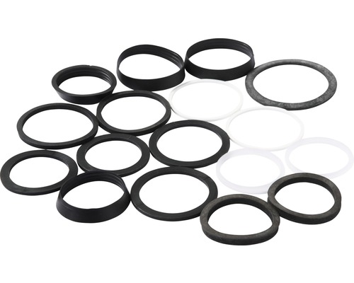 KÖRO Dichtungssortiment für Geruchverschluss 17-teilig für 1 1/2" + 1 1/4"