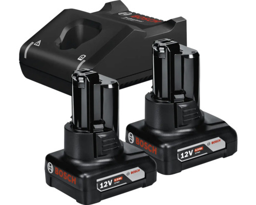 Starter Set Bosch 12 V, 6,0 Ah Li Akkus + Ladegerät