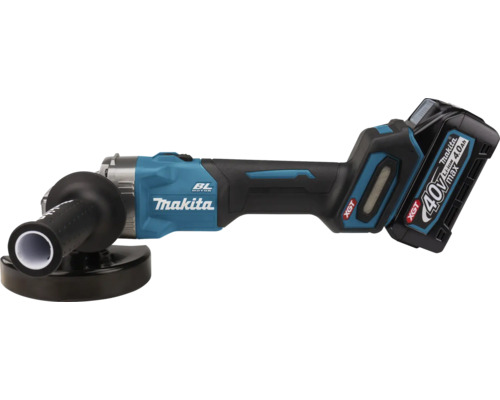 Akku-Winkelschleifer Makita XGT® GA008GM201 40V, inkl. 2 x Akku 4,0 Ah, Ladegerät und MAKPAC Gr. 4