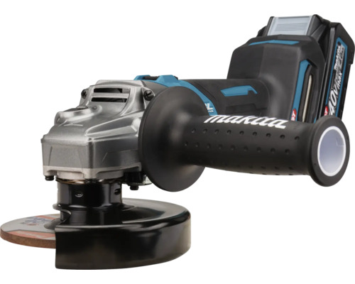 Akku-Winkelschleifer Makita XGT® GA008GM201 40V, inkl. 2 x Akku 4,0 Ah, Ladegerät und MAKPAC Gr. 4