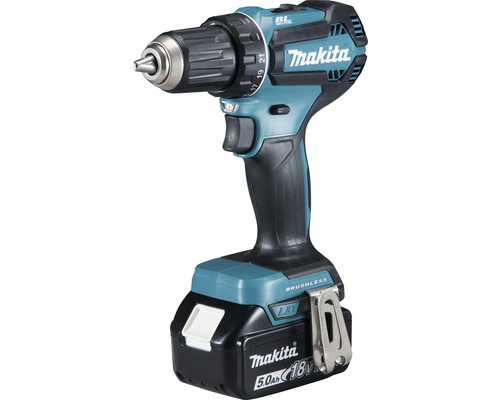 Akku-Bohrschrauber Makita 18V DDF485RTJ inkl, 2 x Akku 5,0 Ah und Ladegerät