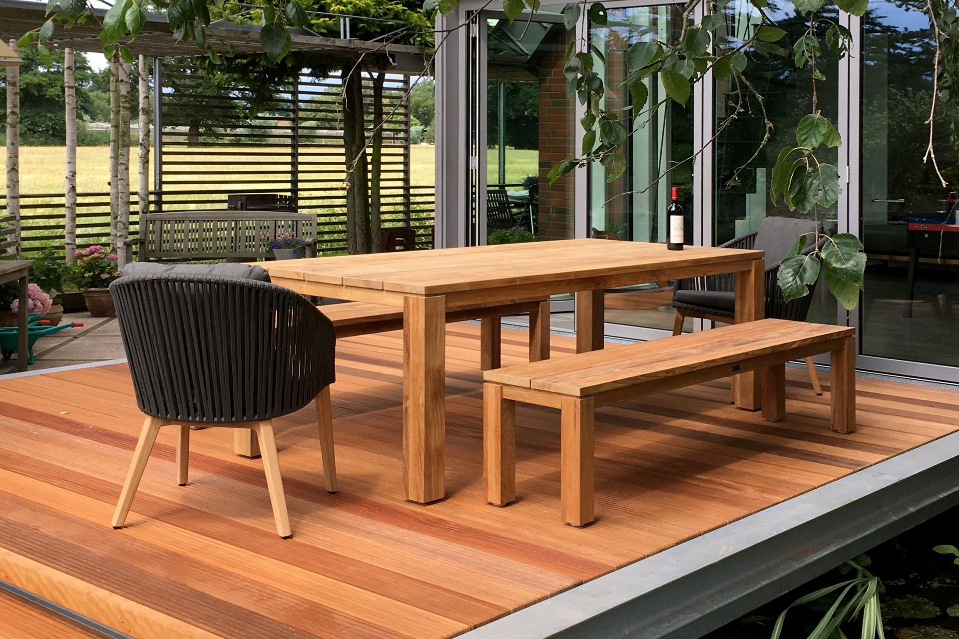 Bangkirai Terrassendiele Premium, 25 x 145 x 3000 mm