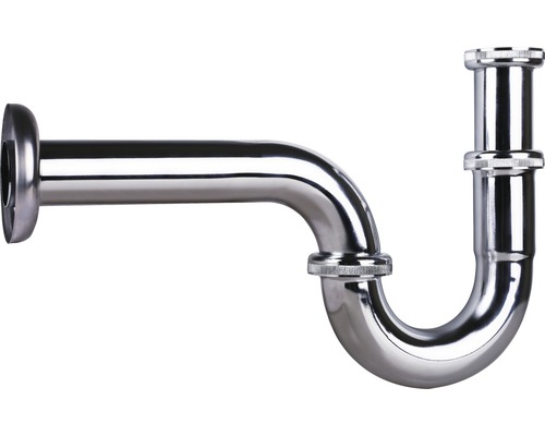veporit. Röhrensiphon für Waschtisch 1 1/4 x 32 mm chrom glänzend