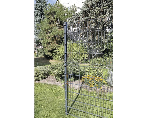 Zaunerhöhungs-Set 600 mm für Eckpfosten 60x60 mm grün