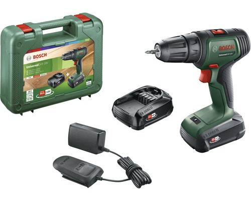 Akku-Bohrschrauber Bosch UniversalDrill 18V , inkl. 2 x Akku 1,5 Ah und Ladegerät