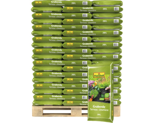Graberde FloraSelf (54 Sack x 20 Liter = 1,08 m³) 1 Palette