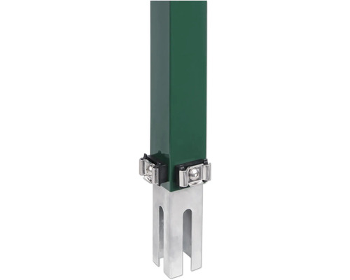 Zaunerhöhungs-Set 800 mm für Eckpfosten 60x60 mm grün