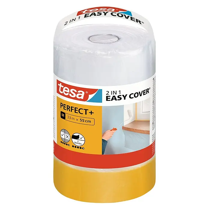 Easy-Cover Abdeckfolie 2-in-1, 20m x 2,7m