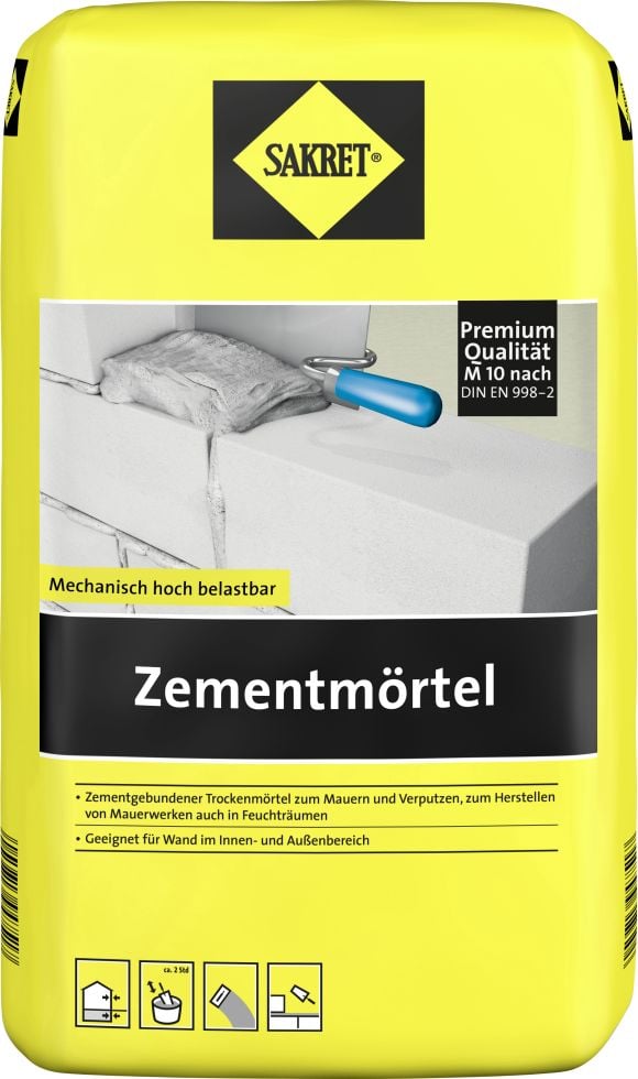 Sakret Zementmörtel ZM 20, 25 kg